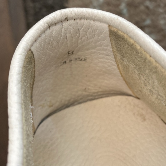 Tod’s white leather driving moccasin loafers men’s size 8 USA size fits 9 - Picture 8 of 9